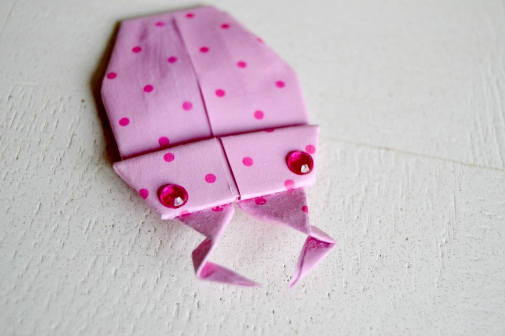 coléoptère origami