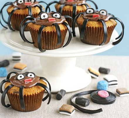 muffins araignées - Halloween