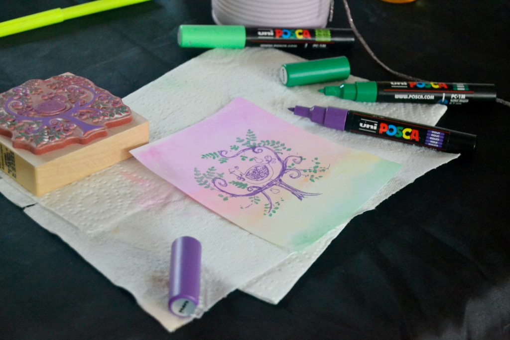 faire carte aquarelle