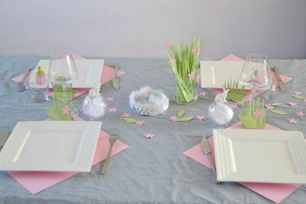 décoration table de Pâques