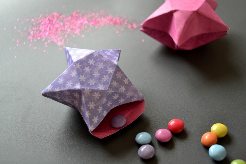 Etoiles origami mini (3 pièces) - Atelier et boutique «au c cédille»