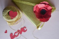 Pour la Saint Valentin on habille ses papiers cadeaux !