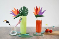 Décoration tropicale pour l’apéritif