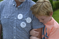 Fête des pères : Badges à personnaliser