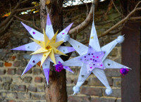 Décoration de Noël : l’étoile en origami